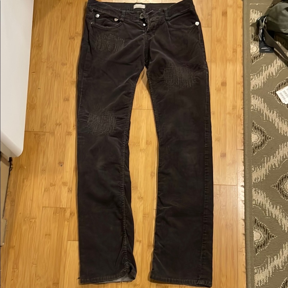 Pinko Dark Brown Corduroy Pants